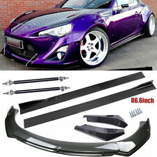 Carbon Fiber Front Bumper Lip /Side Skirt Strut Rods For Toyota GT86/ Scion FR-S picture