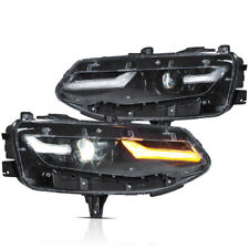 VLAND 2xLED Headlights For 2019-2024 Chevrolet Camaro LT LS Projector Assembly picture