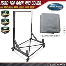 Black Hard Top Storage Cart with Dust Cover for Chevrolet Corvette Mercedes-Benz picture
