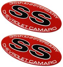 2002 Chevrolet Camaro SS 35th Anniversary Front Fender Emblem Pair HT10307879 x2 picture