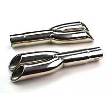 Mustang Exhaust Tips GT Rolled Pair 1967 1968 1969 picture