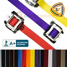Gold FOR Jaguar C-Type SEAT BELT WEBBING REPLACEMENT #1 picture