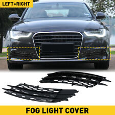 Fits 2012-15 Audi A6 C7 Sedan Honeycomb Style Mesh Fog Light Grill Grille Cover picture