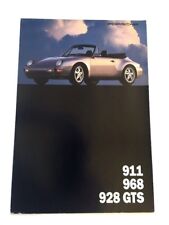 1994 Porsche 911 Carrera 928 GTS 968 Original Car Sales Brochure Poster picture