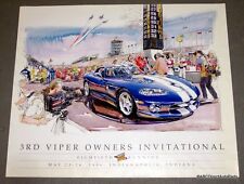1996 Dodge Viper  VOI Poster GTS RT/10 Indy 500 Pace Car picture