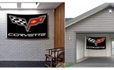 Chevrolet Corvette Flag 3x5 FT Racing Car Show Banner Garage Man Cave Wall decor picture