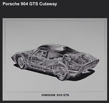 Porsche 904 GTS CutawayArt: Shin Yoshikawa/ Car Poster picture