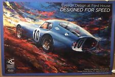 Cobra Daytona Coupe”Design For Speed”Original Event Car Poster Extremely Rare picture