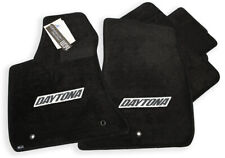 NEW Dodge Charger Daytona Floor Mats - Black DAYTONA Logos Nice ULTIMAT Quality picture