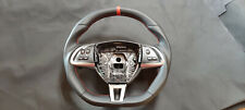 Steering Wheel Jaguar XF XK  new Leather flat bottom red stitching picture