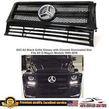 G-Class W463 G-Wagon AMG All Black Grille G55 G63 Illuminated Star Led G500 G550 picture