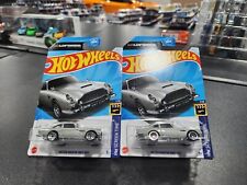 💎PAIR OF 2 2024 Hot Wheels HW SCREEN TIME 7/10 Aston Martin 1963 DB5 107/250 X2 picture
