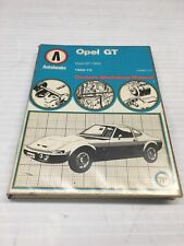 OPEL GT 1900 OWNER'S WORKSHOP MANUAL 1968 - 1973 Kenneth Ball Autobook Hardback picture