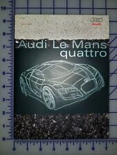 2004 Audi Le Mans Quattro Media Info Brochure   picture