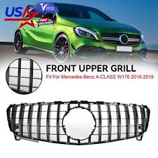 GTR Style Front Bumper Grille Grill Fit MERCEDES BENZ A CLASS W176 2016-2018 F13 picture
