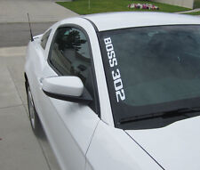2011-2014 Boss 302 Mustang Windshield Side Decal - Ford Licensed Stickers  picture