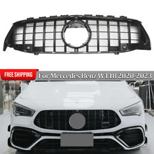 Black GTR Style Grille Grill For Mercedes Benz C118 W118 20-24 CLA250 CLA45 AMG picture