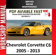 CHEVROLET CORVETTE C6 2005 2006 2007 2008 2009 SERVICE REPAIR WORKSHOP MANUAL picture