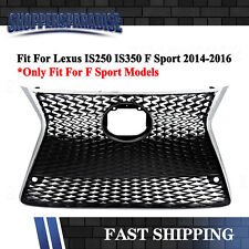 For Lexus IS250 IS350 F-Sport 2014-2016 Black Front Bumper Upper Lower Grille picture