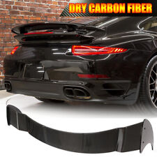 Fits Porsche 911 991 Turbo S 2Door 2014-2016 DRY CARBON Rear Trunk Spoiler Wing picture