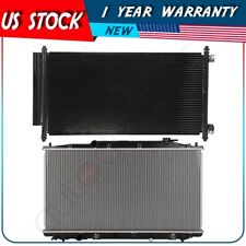 Radiator and AC Condenser Assembly For 2008 2009 2010 2011 2012 Honda Accord picture