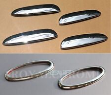 Combo Set Bright CHROME Door Handle Covers + Side lamp trims for Jaguar S-Type  picture