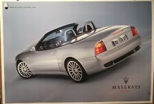 Maserati Spyder Factory Car Poster/Extremely Rare & Out Of Print Own It😎 picture