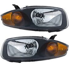 Headlight Set For 2003-2005 Chevrolet Cavalier Driver and Passenger Side picture