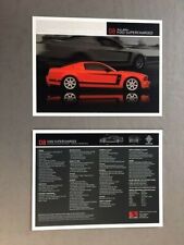 2008 Ford Mustang Saleen H302 Supercharged 1-page Car Brochure Leaflet Card picture