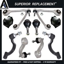 Front Control Arm, Ball Joint, Sway Bar Link & Tie Rod Kit 10p FOR JAGUAR XK XKR picture