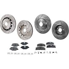 Front & Rear Brake Disc Rotors and Pads Kit For Ford Explorer 2013 2014 picture