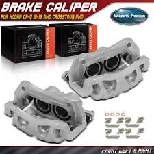 2x Brake Caliper w/ Bracket for Hodna CR-V 12-16 AWD Crosstour FWD Front LH & RH picture