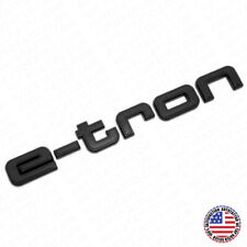Audi e-tron Matte Black Letter Liftgate Badge Trunk Emblem Badge Logo Sport  picture