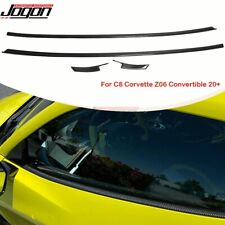 Carbon Side Window Sill Body Molding Trim For C8 Corvette Z06 Convertible 2020+ picture