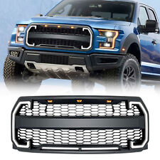 AMERICAN MODIFIED Raptor Style Mesh Grille w/Turn Lights for 2015-2017 Ford F150 picture