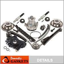 04-08 Ford Lincoln 5.4L Timing Chain Kit HP-Oil Pump Water+Cam Phasers+Solenoid picture