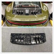 Forge Carbon Fiber Rear Trunk Engine Cover For Porsche 911 992 Carrera GT3 Style picture