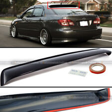 For 03-07 Toyota Corolla JDM Black Tinted Rear Window Roof Vent Visor Spoiler picture