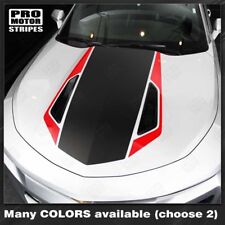 Chevrolet Camaro 2016-2018 Front and Rear 2-Tone Stripes Decals (Choose Color) picture