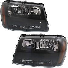 Headlight Set For 06-09 Chevrolet Trailblazer Halogen w/ Bulbs 25970908 25970909 picture