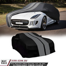 For Jaguar F-TYPE Grey Full Car Cover Satin Stretch Indoor Dust Proof A+ picture