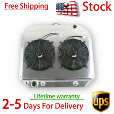 4 Row Radiator Shroud Fan For 1966-1979 Ford Bronco F100 F150 F250 Truck V8 433 picture