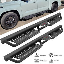 BHK Running Boards for 2015-2024 Ford F150 Super Crew Cab Nerf Bar Down Step BLK picture