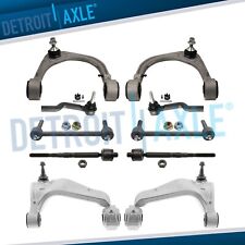Front Upper & Lower Control Arms Sway Bars Tie Rod Ends Kit for Cadillac CTS RWD picture