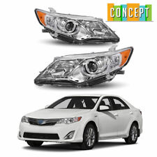 For 2012 2014 Toyota Camry  Chrome Housing Left & Right Projector Headlights picture