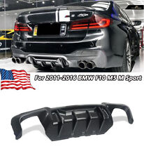 For BMW F10 325i 2011-2016 M Sport  Quad Exhaust Rear Diffuser Lip Carbon Look picture