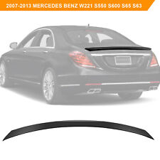MIROZO For 07-13 Mercedes Benz W221 S550 S600 S65 S63 Trunk Spoiler Wing Visor picture