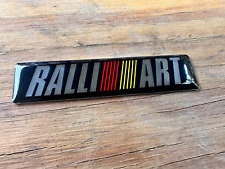 Mitsubishi Genuine RALLIART Rear Emblem Badge 60mm x 14mm picture