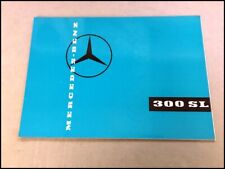 1959 Mercedes Benz 300SL Roadster Gullwing Coupe Vintage Car Brochure Catalog picture
