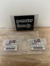 Nissan Genuin Skyline GT-R R32 Side Fender GT Emblem Badge Left Right Pairs OEM picture